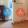Lot de 4 Boudins de Porte Isolants coupe froid Découpables 96cm Gris - vuunut.com