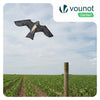 Cerf volant anti oiseaux effaroucheur sans mat Faucon modele D - vuunut.com