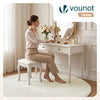 Tapis de salon poils ras doux antiderapant ф160cm uni crème - vuunut.com
