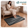 Tapis de salon poils ras doux antiderapant 80x150cm uni anthracite - vuunut.com