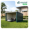 Abri pour robot tondeuse en métal L Vert - vuunut.com