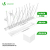 Pic Anti-Pigeon en Acier Inoxydable 3.5M Pack de 14 modules - vuunut.com