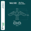 Cerf volant anti oiseaux effaroucheur sans mat Faucon modele C - vuunut.com