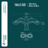 Cerf volant anti oiseaux effaroucheur sans mat Faucon modele E - vuunut.com