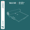 Bache piscine rectangulaire en Polyethylene 160 gr/m2 4x9m Bleue foncé - vuunut.com