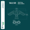 Cerf volant anti oiseaux effaroucheur sans mat Faucon modele B - vuunut.com