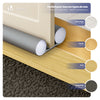 Lot de 4 Boudins de Porte Isolants coupe froid Découpables 96cm Gris - vuunut.com