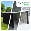 Abri pour robot tondeuse en métal L Noir - vuunut.com