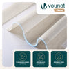 Lot de 2 Store enrouleur jour nuit double 100x150cm Lin - vuunut.com