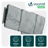 Bordure de jardin plastique PP imitation pierre 20m gris clair - vuunut.com