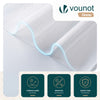 Lot de 2 Store enrouleur jour nuit double 90x150cm Blanc - vuunut.com