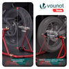 Bequille Moto roue arriere charge max 390 kg acier Rouge - vuunut.com