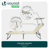 Transat pare soleil Lot de 2 pcs Beige - vuunut.com