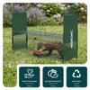 Piege pour animaux vivants cage trappe en metal 100x29x40cm vert - vuunut.com