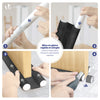 Lot de 4 Boudins de Porte Isolants coupe froid Découpables 96cm Noir - vuunut.com