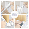 Lot de 4 Boudins de Porte Isolants coupe froid Découpables 96cm Blanc - vuunut.com