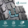 Lot de 4 Roue gonflable robuste 3.5-4 pour chariot brouette alesage 16mm 260x85mm metal - vuunut.com