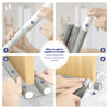 Lot de 4 Boudins de Porte Isolants coupe froid Découpables 96cm Gris - vuunut.com