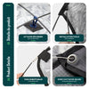 Lot de 2 Cerf volant anti oiseaux effaroucheur avec mat Faucon modele F et G - vuunut.com