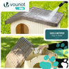 Maison pour chat chien plastique interieur exterieur 60x51x41cm Beige - vuunut.com