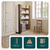 Paravent interieur separateur 4 panneaux autoportant pliable 228 x 30 x 164 cm Beige - vuunut.com