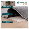 Tapis de salon poils ras doux antiderapant 60x180cm uni gris - vuunut.com