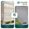 Lot de 2 Store enrouleur jour nuit double 100x150cm Lin - vuunut.com