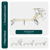 Transat pare soleil Lot de 2 pcs Beige - vuunut.com
