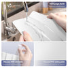 Lot de 4 Boudins de Porte Isolants coupe froid Découpables 96cm Blanc - vuunut.com