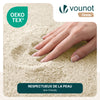 Tapis de salon poils ras doux antiderapant 60x180cm uni beige - vuunut.com