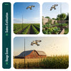 Lot de 2 Cerf volant anti oiseaux effaroucheur avec mat Faucon modele E et G - vuunut.com