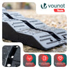 Lot 2 rampes nivellement voiture 5T cale d’acces PP 56x20x13cm noir - vuunut.com