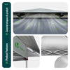 Tonnelle de jardin exterieure pliable avec moustiquaire 3.6x3.6m gris - vuunut.com