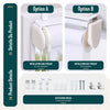 Lot de 2 Store enrouleur jour nuit double 90x150cm Blanc - vuunut.com