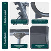 Transat pare soleil Lot de 2 pcs Gris - vuunut.com