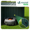 Abri pour robot tondeuse en métal L Vert - vuunut.com
