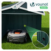 Abri pour robot tondeuse en métal XL Vert - vuunut.com