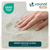 Tapis de salon poils ras doux antiderapant 60x180cm uni crème - vuunut.com