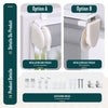 Lot de 2 Store enrouleur jour nuit double 90x150cm Gris - vuunut.com
