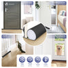 Lot de 4 Boudins de Porte Isolants coupe froid Découpables 96cm Noir - vuunut.com