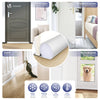 Lot de 4 Boudins de Porte Isolants coupe froid Découpables 96cm Blanc - vuunut.com