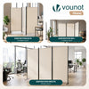 Paravent interieur separateur 3 panneaux autoportant pliable 262 x 30 x 173 cm Beige - vuunut.com