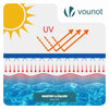 Bache piscine rectangulaire en Polyethylene 160 gr/m2 8x14m Bleue foncé - vuunut.com