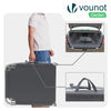 Transat pare soleil Lot de 2 pcs Gris - vuunut.com