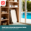 Lot de 2 chaise longue pliante avec pare soleil beige - vuunut.com