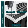 Abri pour robot tondeuse en métal L Noir - vuunut.com