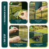 Piege pour animaux vivants cage trappe en metal 100x29x40cm vert - vuunut.com