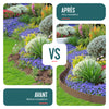Lot de 10 Bordures de jardin acier galvanise avec pointes ancrages 106x18cm marron - vuunut.com