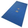 Bache piscine rectangulaire double couche en Polyethylene 160 gr/m2 avec filet ecoulement 6x12m Bleue - vuunut.com