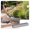 Lot de 15 Bordure de jardin en métal galvanisé flexible 100x13cm